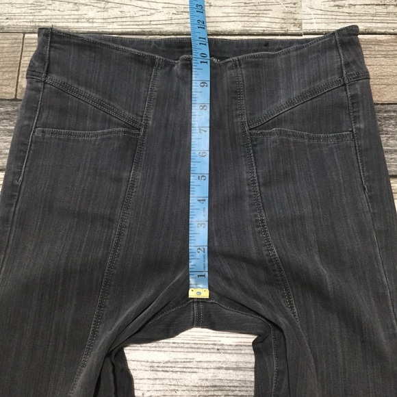 Liverpool High Rise Ankle Pull On Jeans Women’s 8/29 Gray Pockets (Inseam 27) - Picture 3 of 10